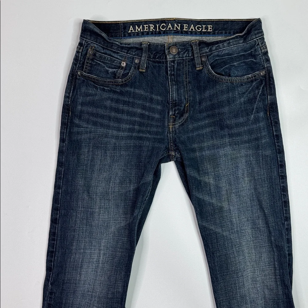 American Eagle Original Straight Dark Wash Jeans Size 31x32